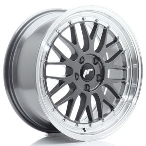 JR-Wheels JR23 Felgen 18 Zoll 8J ET40 5x112 Flow Form Hyper Grey Machined Lip