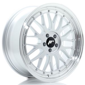 JR-Wheels JR23 Felgen 18 Zoll 8.5J ET25 5x120 Flow Form Hyper Silver Machined Lip