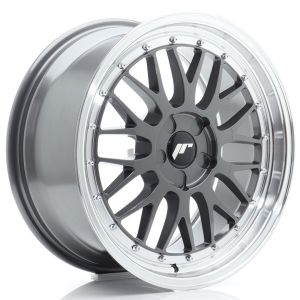 JR-Wheels JR23 Felgen 18 Zoll 8.5J ET20-48 Custom PCD Flow Form Hyper Grey Machined Lip