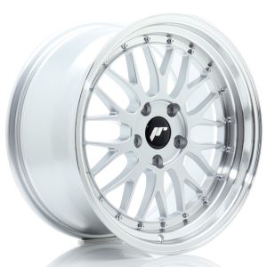JR-Wheels JR23 Felgen 18 Zoll 9.5J ET40 5x120 Flow Form Hyper Silver Machined Lip