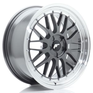 JR-Wheels JR23 Felgen 19 Zoll 8J ET20-40 Custom PCD Flow Form Hyper Grey Machined Lip