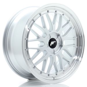 JR-Wheels JR23 Felgen 19 Zoll 8J ET20-40 Custom PCD Flow Form Hyper Silver Machined Lip