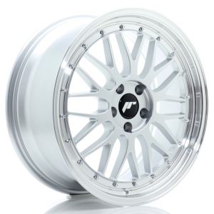 JR-Wheels JR23 Felgen 19 Zoll 8.5J ET35 5x112 Flow Form Hyper Silver Machined Lip
