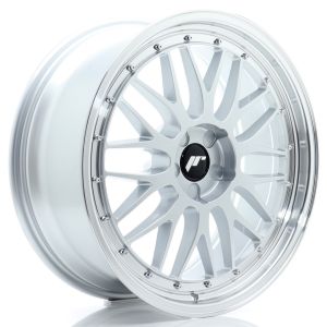 JR-Wheels JR23 Felgen 20 Zoll 8.5J ET20-45 Custom PCD Flow Form Hyper Silver Machined Lip