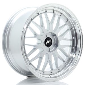JR-Wheels JR23 Felgen 20 Zoll 10.5J ET20-45 Custom PCD Flow Form Hyper Silver Machined Lip