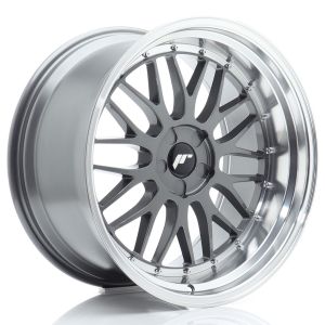 JR-Wheels JR23 Felgen 20 Zoll 10.5J ET15-25 Custom PCD Flow Form Hyper Grey Machined Lip