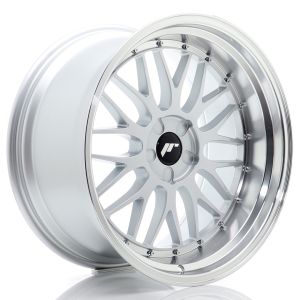 JR-Wheels JR23 Felgen 20 Zoll 10.5J ET15-25 Custom PCD Flow Form Hyper Silver Machined Lip