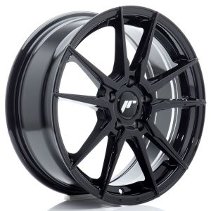 JR-Wheels JR21 Felgen 17 Zoll 7J ET40 5x114.3 Flow Form Gloss Black