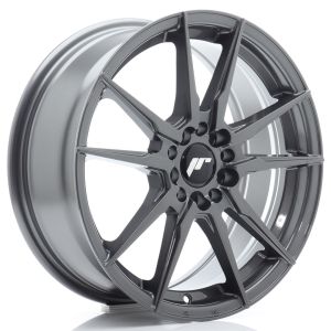 JR-Wheels JR21 Felgen 17 Zoll 7J ET25 4x100,4x108 Flow Form Hyper Gray