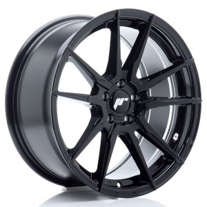JR-Wheels JR21 Felgen 17 Zoll 8J ET35 5x100 Flow Form Gloss Black