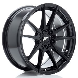 JR-Wheels JR21 Felgen 17 Zoll 8J ET35 5x108,5x112 Flow Form Gloss Black