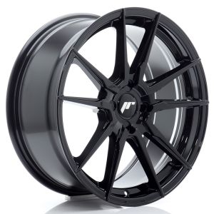 JR-Wheels JR21 Felgen 18 Zoll 8J ET20-40 Custom PCD Flow Form Gloss Black
