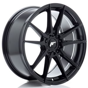 JR-Wheels JR21 Felgen 18 Zoll 8.5J ET45 5x112,5x114.3 Flow Form Gloss Black