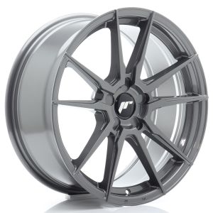 JR-Wheels JR21 Felgen 18 Zoll 8.5J ET20-45 Custom PCD Flow Form Hyper Gray
