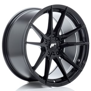 JR-Wheels JR21 Felgen 18 Zoll 9.5J ET35 5x100,5x120 Flow Form Gloss Black