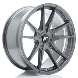 JR-Wheels JR21 Felgen 19 Zoll 9J ET20-40 Custom PCD Flow Form Hyper Gray