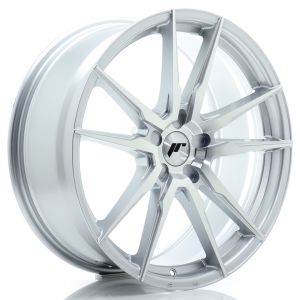 JR-Wheels JR21 Felgen 20 Zoll 8J ET20-40 Custom PCD Flow Form Silver Machined Face