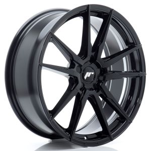 JR-Wheels JR21 Felgen 20 Zoll 8.5J ET20-45 Custom PCD Flow Form Gloss Black