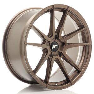 JR-Wheels JR21 Felgen 20 Zoll 9J ET20-35 Custom PCD Flow Form Flat Bronze
