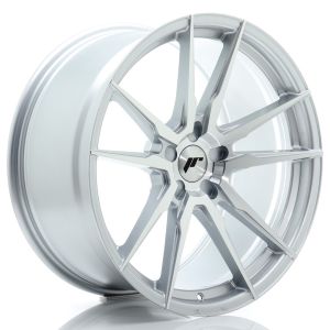 JR-Wheels JR21 Felgen 20 Zoll 9J ET20-35 Custom PCD Flow Form Silver Machined Face