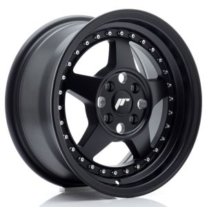 JR-Wheels JR6 Felgen 15 Zoll 7J ET35 4x100 Flat Black