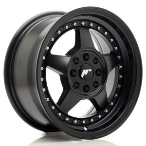 JR-Wheels JR6 Felgen 15 Zoll 7J ET25 4x100,4x108 Flat Black