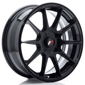 JR-Wheels JR11 Felgen 17 Zoll 7J ET20-38 Custom PCD Gloss Black
