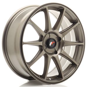JR-Wheels JR11 Felgen 18 Zoll 7.5J ET20-40 Custom PCD Flat Bronze