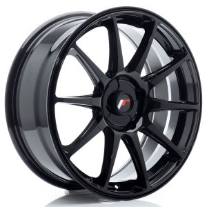 JR-Wheels JR11 Felgen 18 Zoll 7.5J ET20-40 Custom PCD Gloss Black