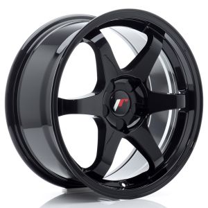 JR-Wheels JR3 Felgen 17 Zoll 8J ET20-35 Custom PCD Gloss Black