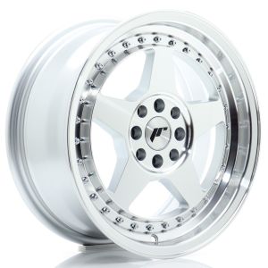 JR-Wheels JR6 Felgen 16 Zoll 7J ET25 4x100,4x108 Silver Machined Face
