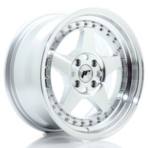 JR-Wheels JR6 Felgen 16 Zoll 8J ET30 4x100 Silver Machined Face