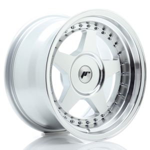JR-Wheels JR6 Felgen 16 Zoll 9J ET0-20 Custom PCD Silver Machined Face