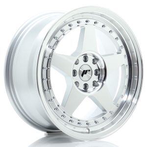 JR-Wheels JR6 Felgen 17 Zoll 8J ET35 5x114.3,5x120 Silver Machined Face