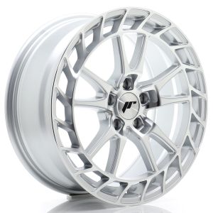 JR-Wheels JR45 Felgen 18 Zoll 8J ET45 5x112 Flow Form Silver Machined Face