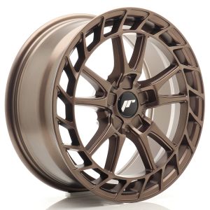 JR-Wheels JR45 Felgen 18 Zoll 8J ET25-45 Custom PCD Flow Form Flat Bronze