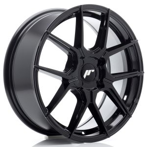 JR-Wheels JR30 Felgen 17 Zoll 7J ET20-40 Custom PCD Flow Form Gloss Black