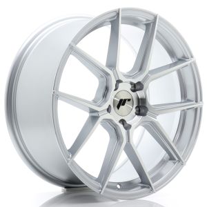 JR-Wheels JR30 Felgen 18 Zoll 8.5J ET45 5x112 Flow Form Silver Machined Face