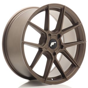 JR-Wheels JR30 Felgen 19 Zoll 8J ET20-40 Custom PCD Flow Form Flat Bronze