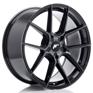 JR-Wheels JR30 Felgen 19 Zoll 8.5J ET20-45 Custom PCD Flow Form Black Machined Tinted Face