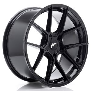 JR-Wheels JR30 Felgen 19 Zoll 9J ET20-40 Custom PCD Flow Form Gloss Black