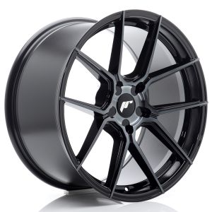 JR-Wheels JR30 Felgen 19 Zoll 9.5J ET20-40 Custom PCD Flow Form Black Machined Tinted Face