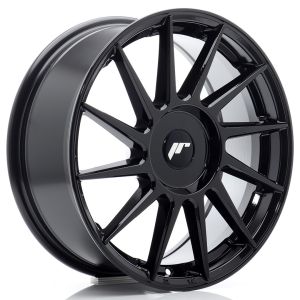JR-Wheels JR22 Felgen 17 Zoll 7J ET20-40 Custom PCD Flow Form Gloss Black