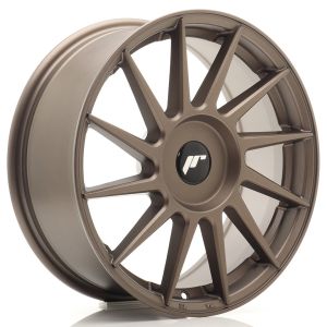 JR-Wheels JR22 Felgen 17 Zoll 7J ET20-40 Custom PCD Flow Form Flat Bronze