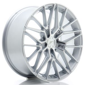 JR-Wheels JR38 Felgen 18 Zoll 8J ET20-45 Custom PCD Flow Form Silver Machined Face