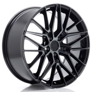 JR-Wheels JR38 Felgen 19 Zoll 8.5J ET45 5x112 Flow Form Black Machined Tinted Face