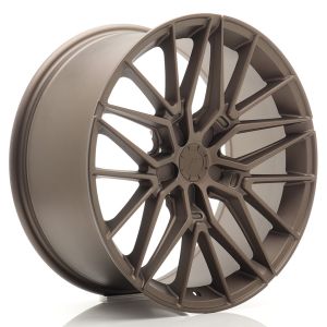 JR-Wheels JR38 Felgen 19 Zoll 9J ET20-40 Custom PCD Flow Form Flat Bronze