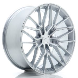 JR-Wheels JR38 Felgen 19 Zoll 9J ET20-40 Custom PCD Flow Form Silver Machined Face
