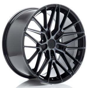 JR-Wheels JR38 Felgen 20 Zoll 9J ET20-35 Custom PCD Flow Form Black Machined Tinted Face