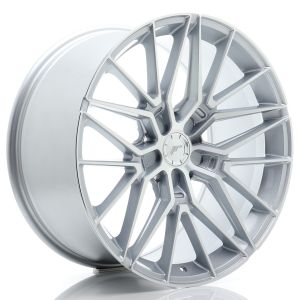 JR-Wheels JR38 Felgen 20 Zoll 9J ET20-35 Custom PCD Flow Form Silver Machined Face